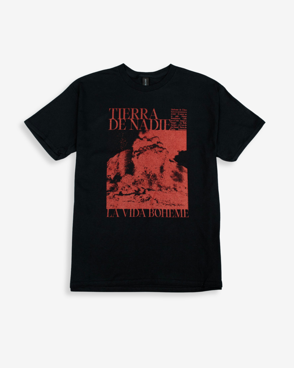 Short-Sleeve Tee with Tour Graphic - Black