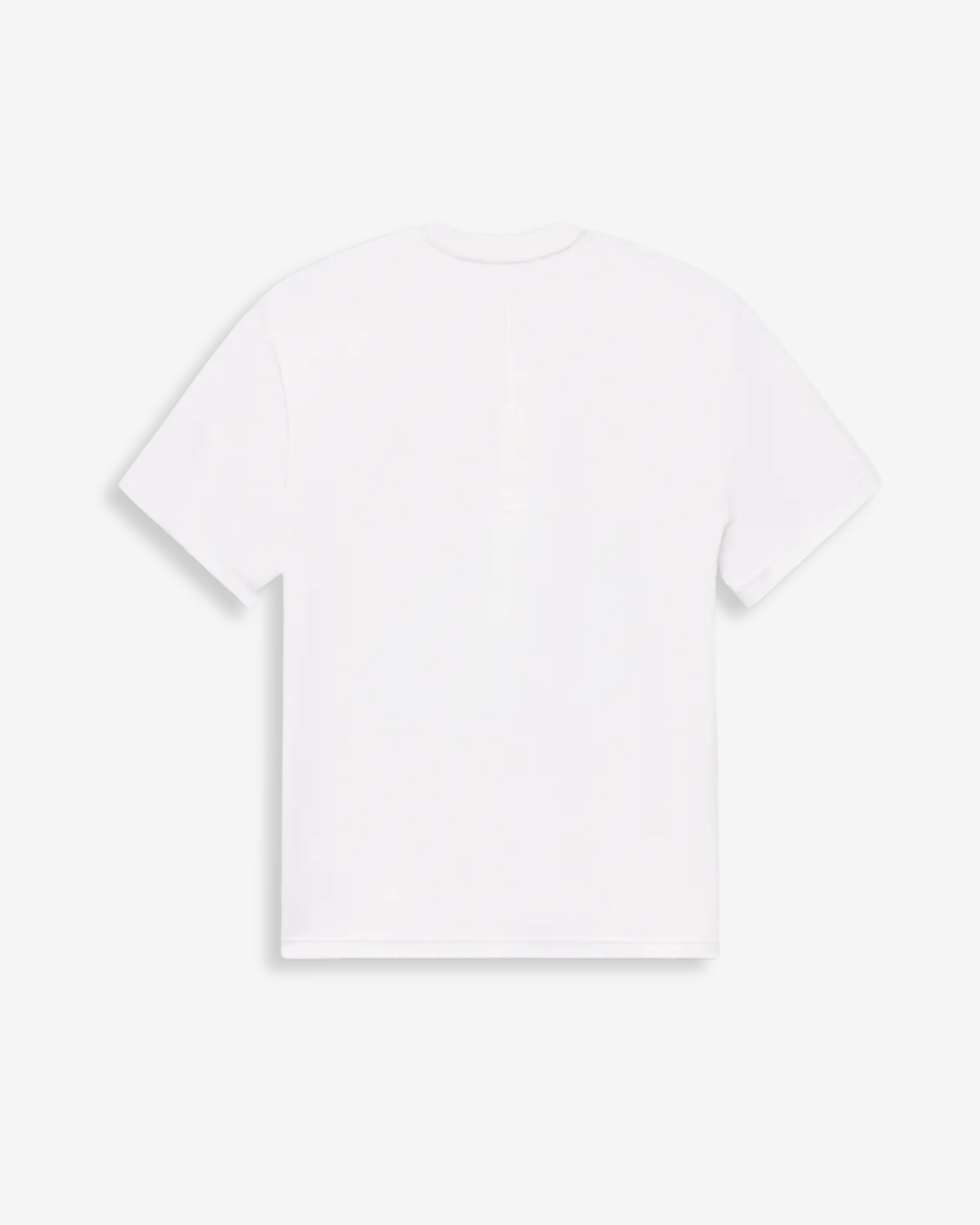 Short-Sleeve Tee with Text Print - White